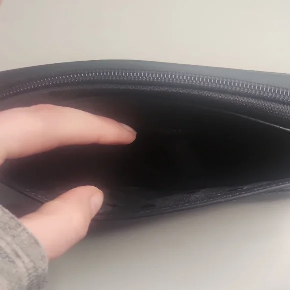 Kate Spade Black Leather Wallet with Sparkle Accents - Picture 7 of 7